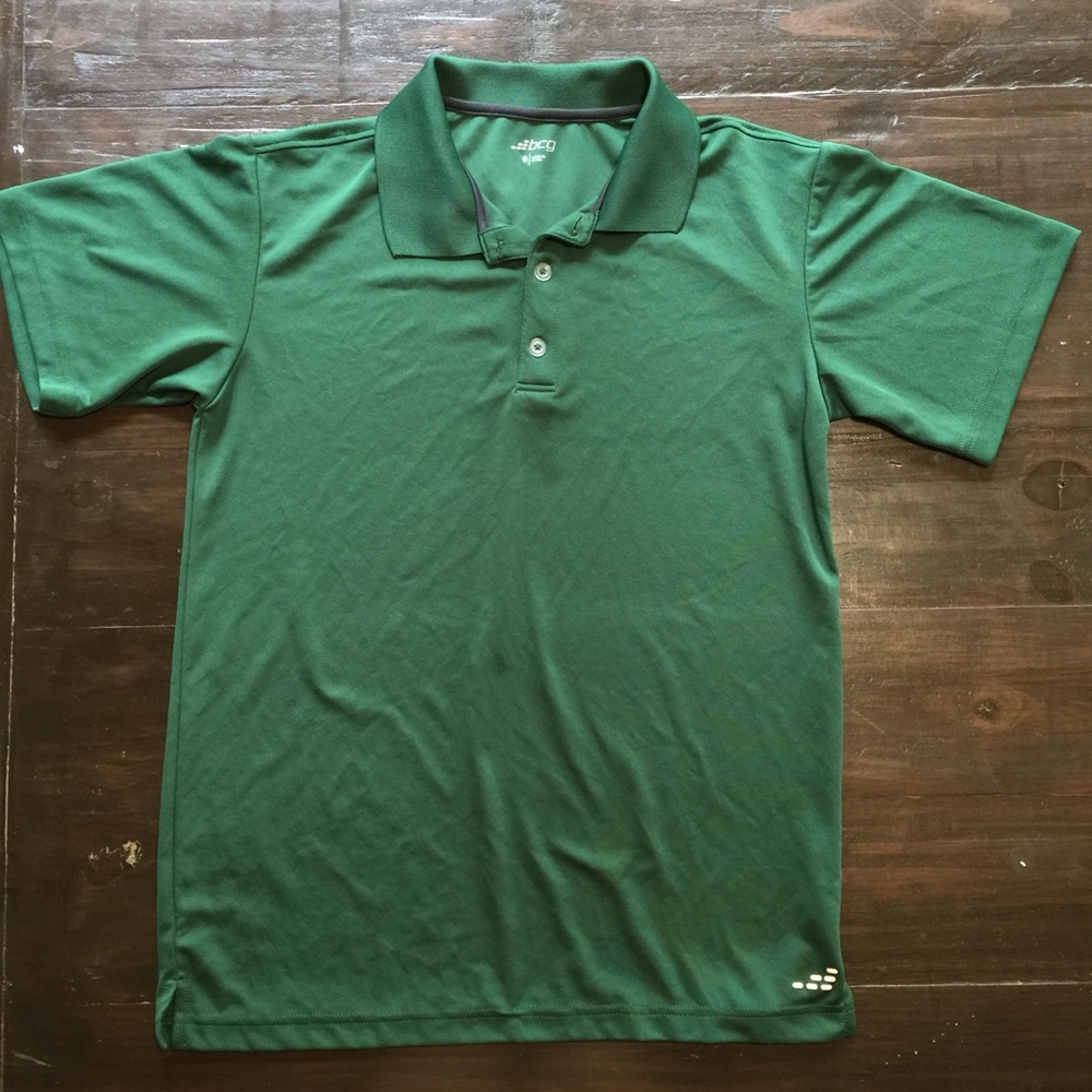 Green BCG golf shirt